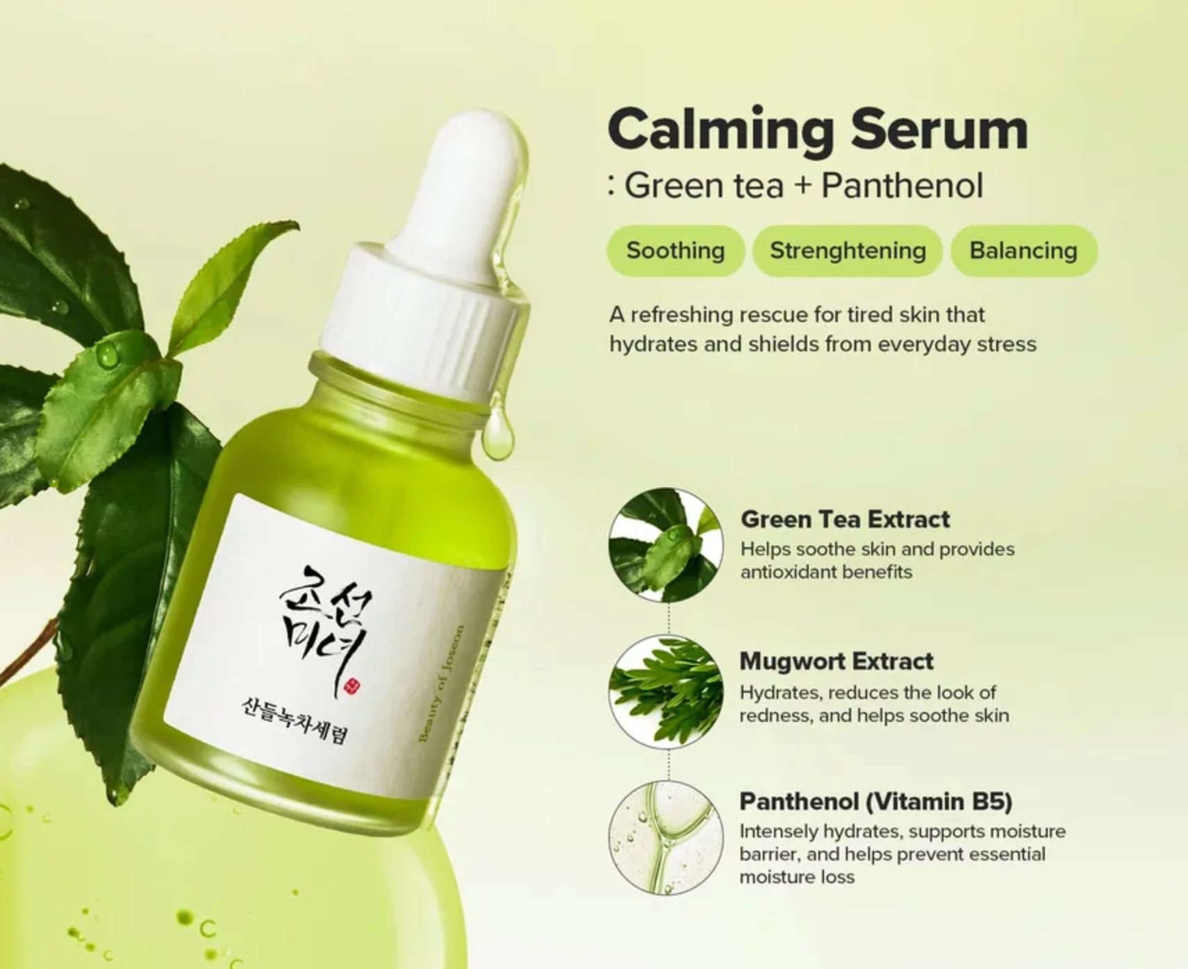 Beauty of Joseon Calming Serum : Green Tea + Panthenol