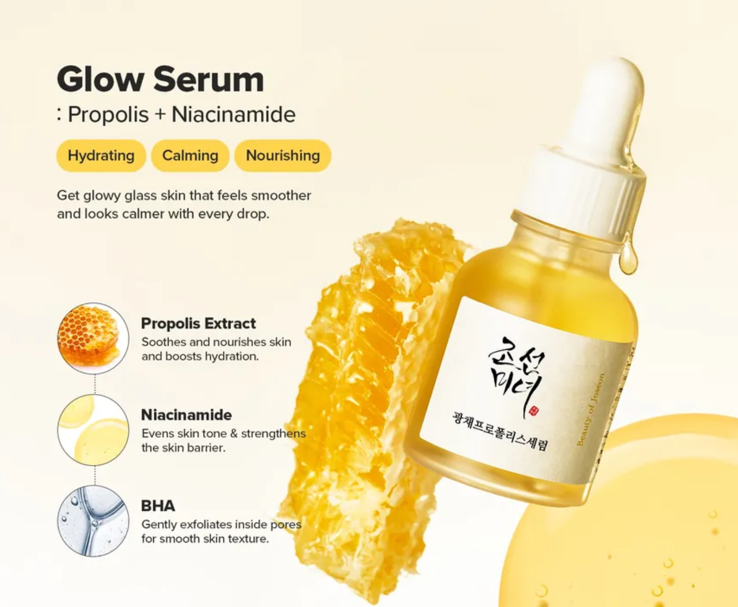 Beauty of Joseon Glow Serum : Propolis + Niacinamide