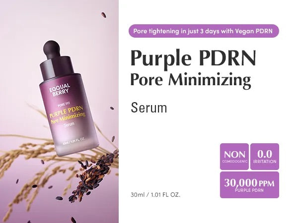 EQQUALBERRY Purple PDRN Pore Minimizing Serum