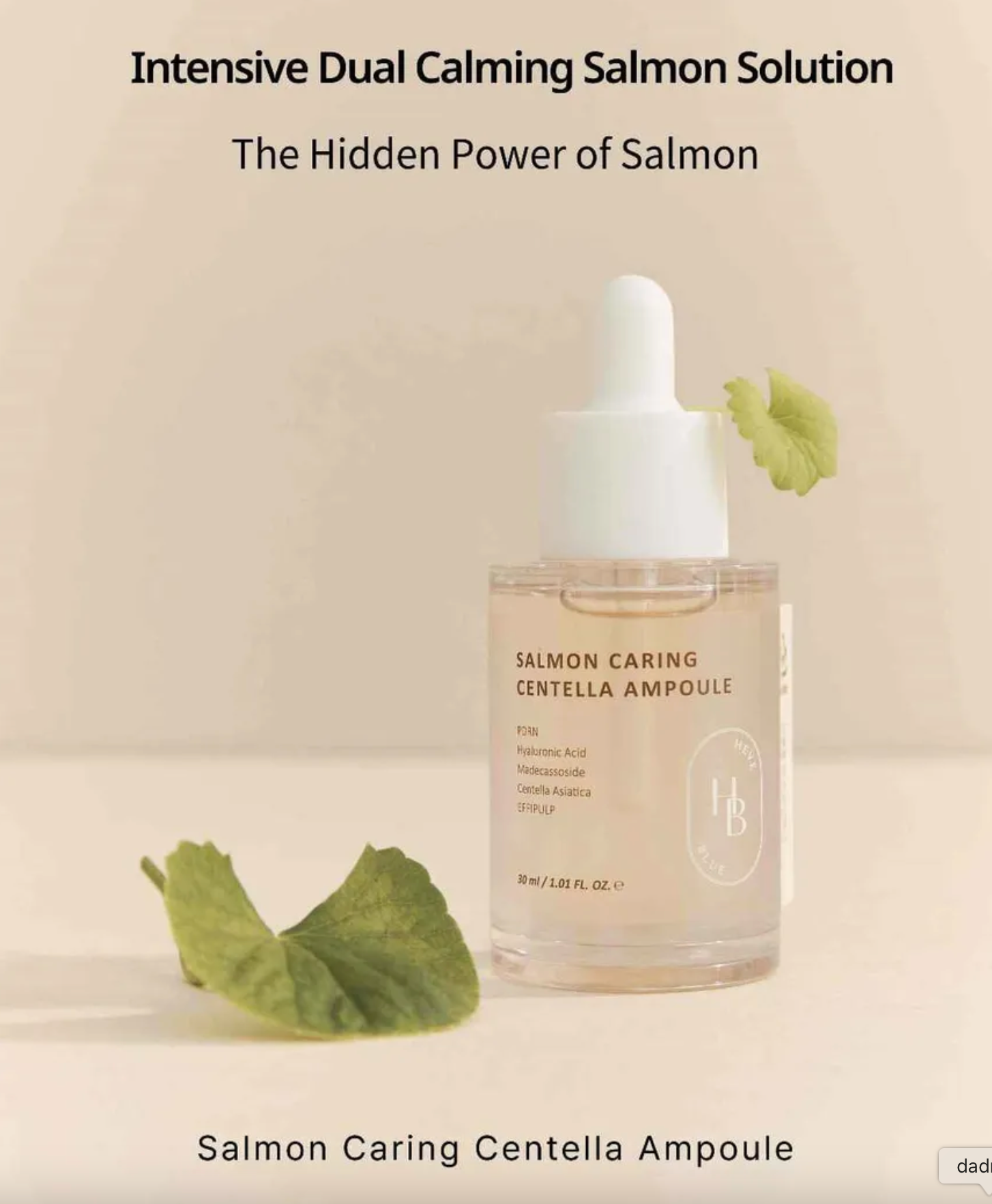 HEVEBLUE Salmon Caring Centella Ampoule