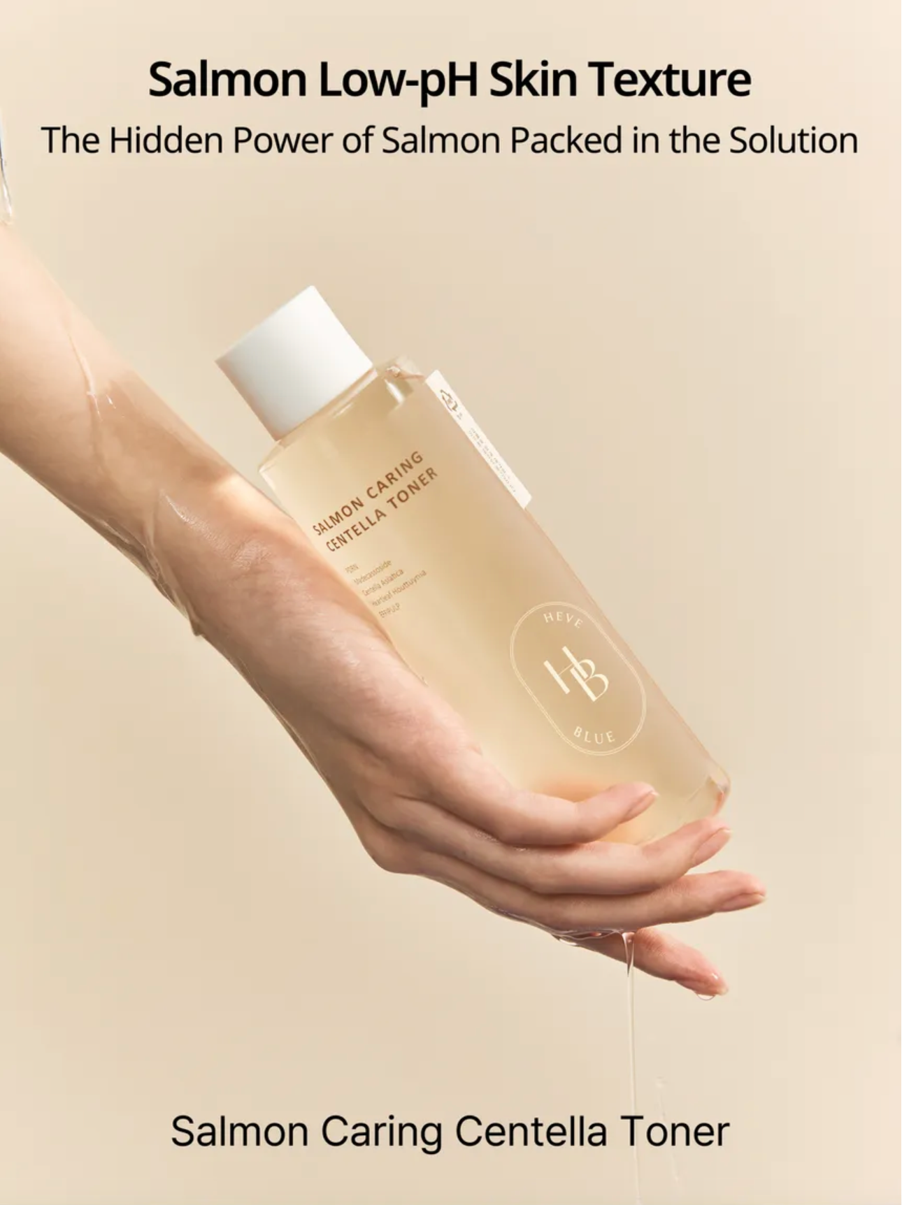 HEVEBLUE Salmon Caring Centella Toner
