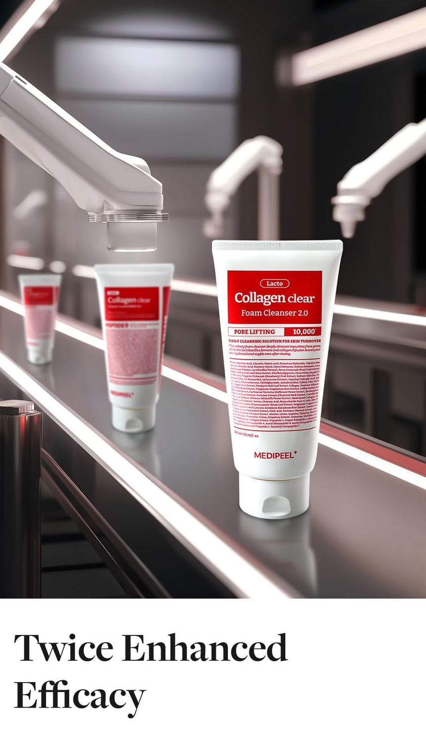 MEDIPEEL Red Lacto Collagen Foam Cleanser 2.0