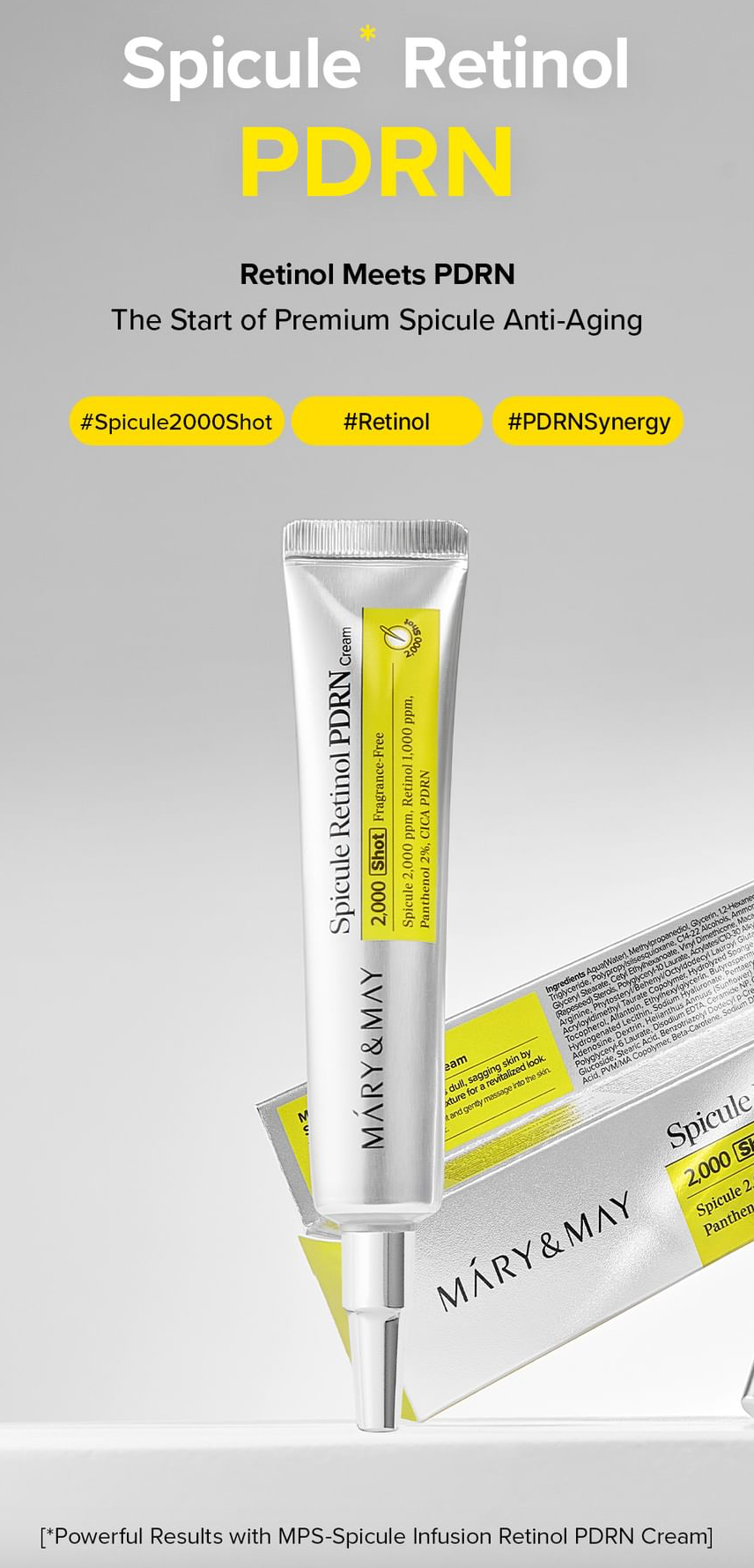 Mary&May Spicule Retinol PDRN Cream