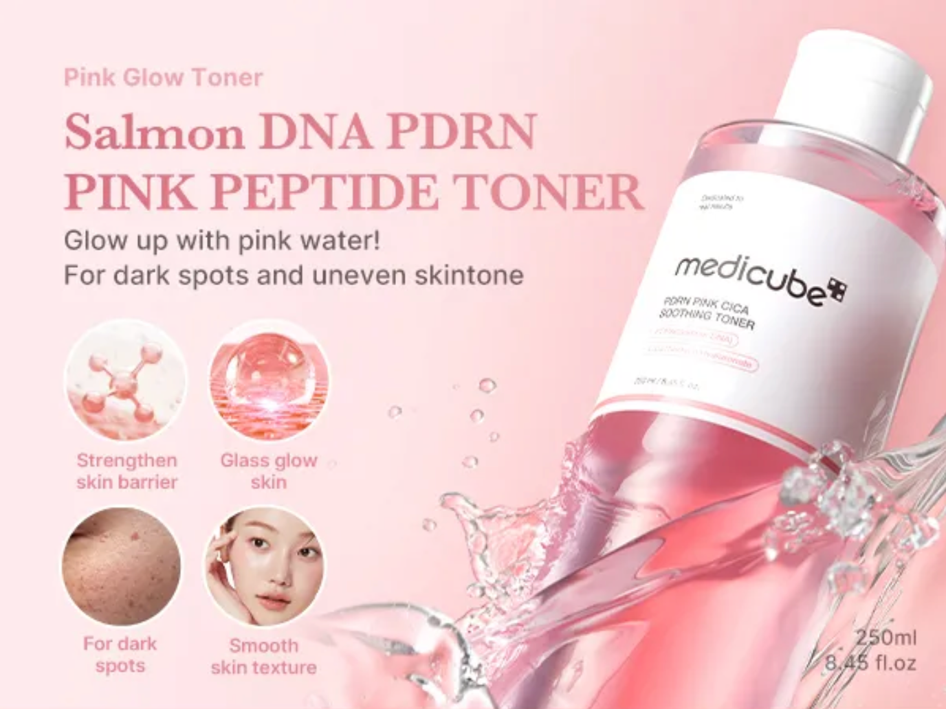 Medicube PDRN Pink Cica Soothing Toner