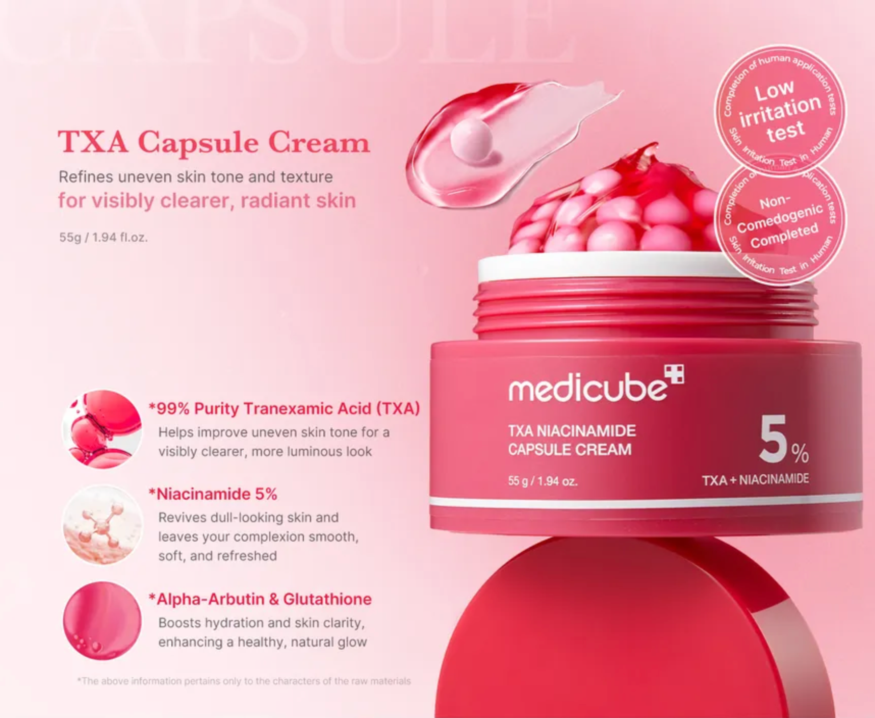 Medicube TXA Niacinamide Capsule Cream