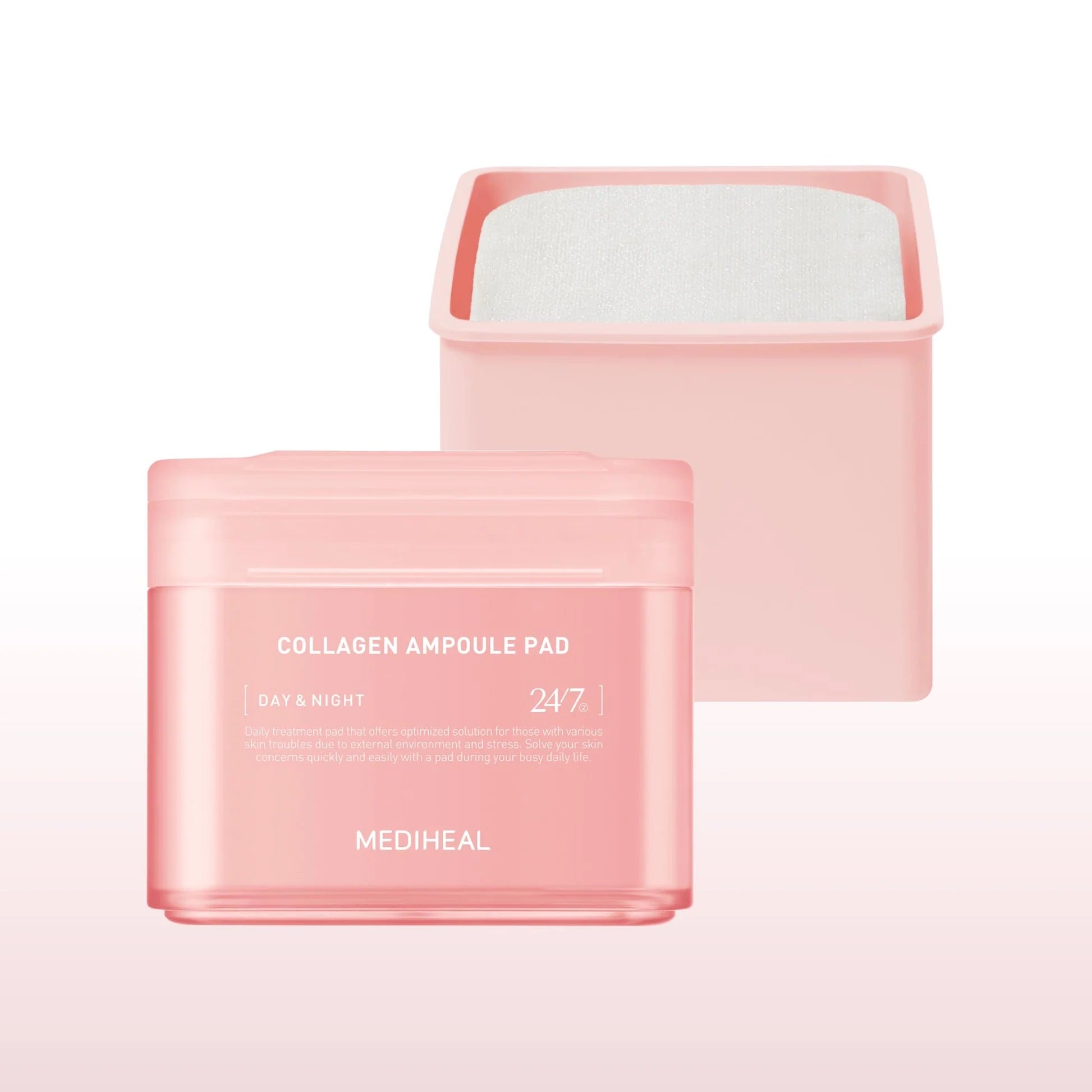 MEDIHEAL Collagen Ampoule Pad + Refill Set + Free Collagen Mask 1pc