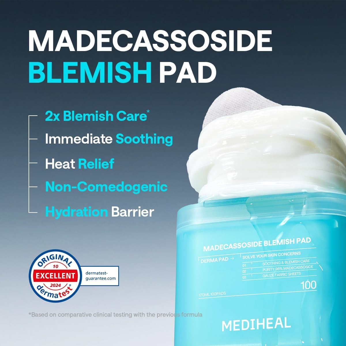 MEDIHEAL Madecassoside Blemish Pad + Refill Set