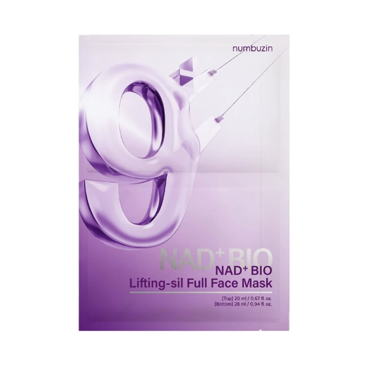 numbuzin No.9+ NAD Bio Lifting-sil Full Face Mask