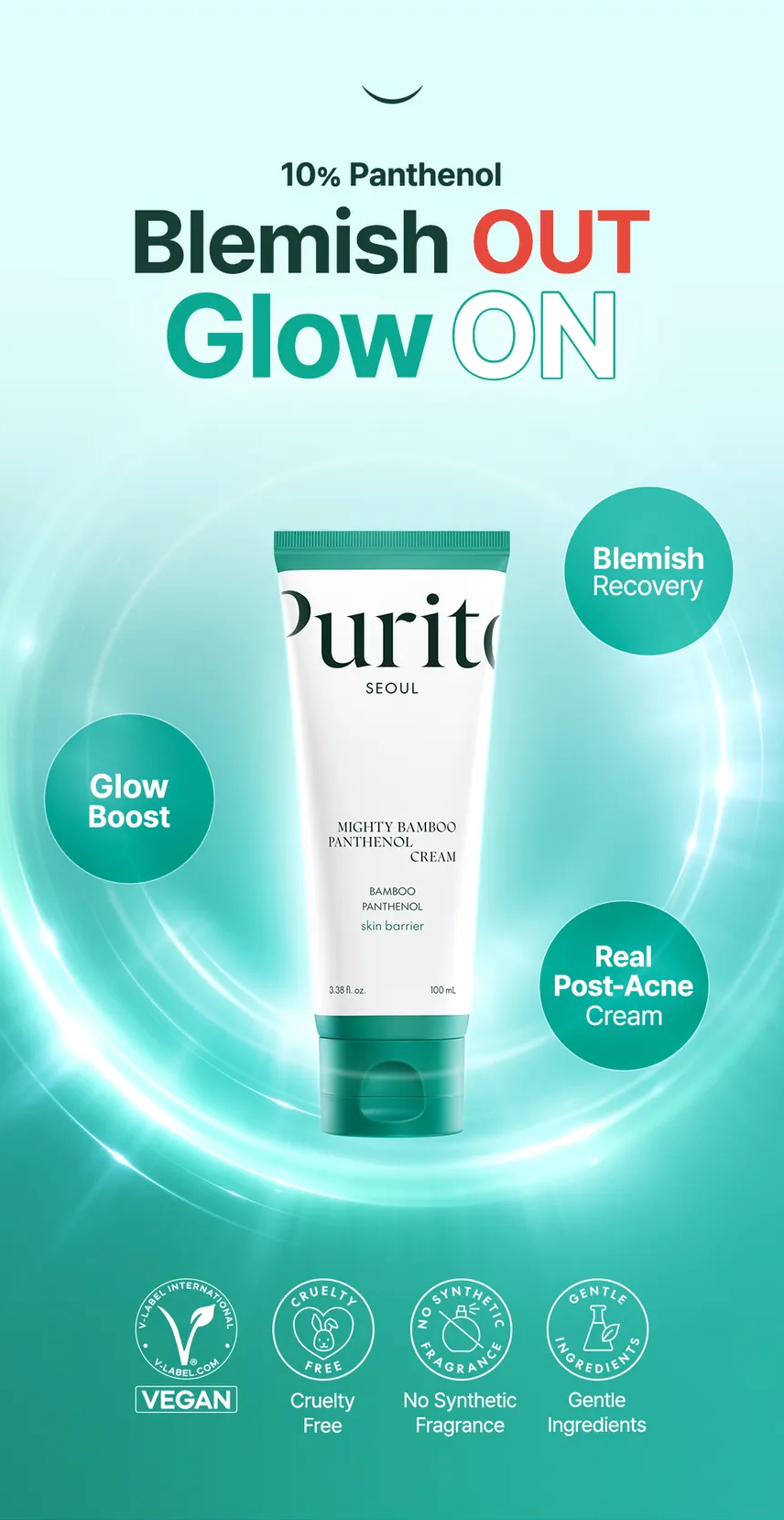 Purito SEOUL Mighty Bamboo Panthenol Cream